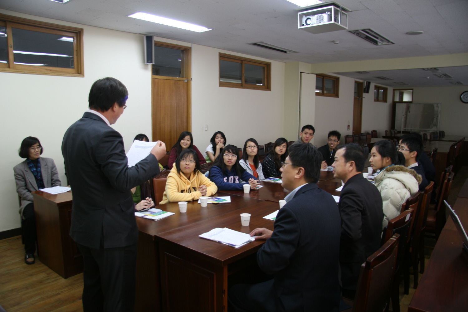 싱가폴및 중국교환학생방문(2008.11.17)